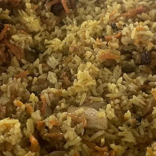 Плов с тунцом