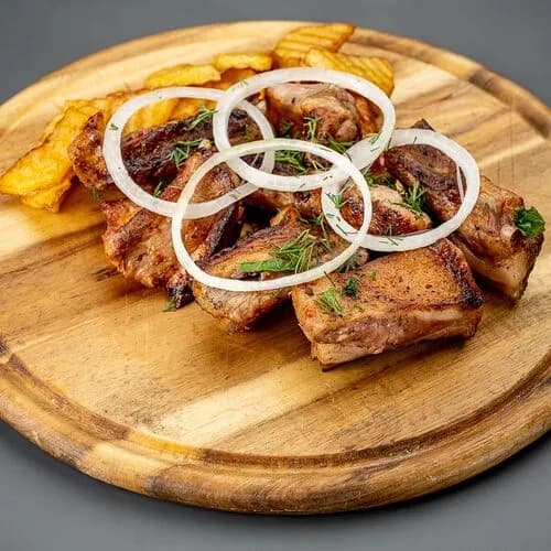 Шашлык из свиных ребрышек