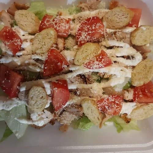 Салат цезарь с курицей