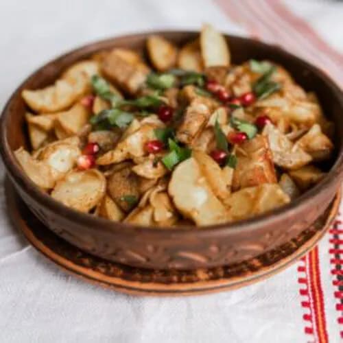 Оджахури с картофелем и свининой