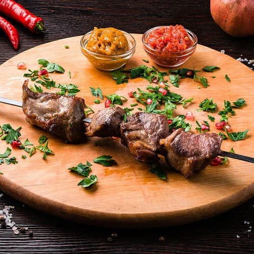 Шашлык из cвинoй шеи