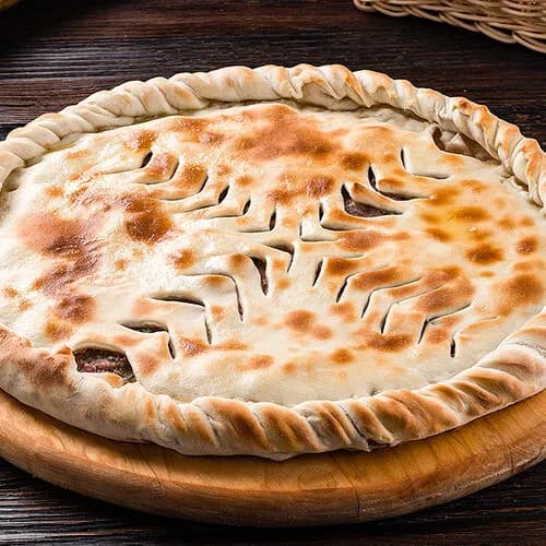 Пирог с говядиной и свининой