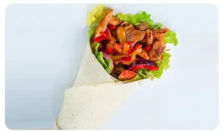 Донер карри в лаваше с говядиной