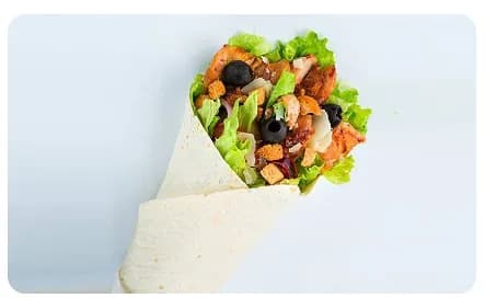 Донер Цезарь в лаваше с говядиной