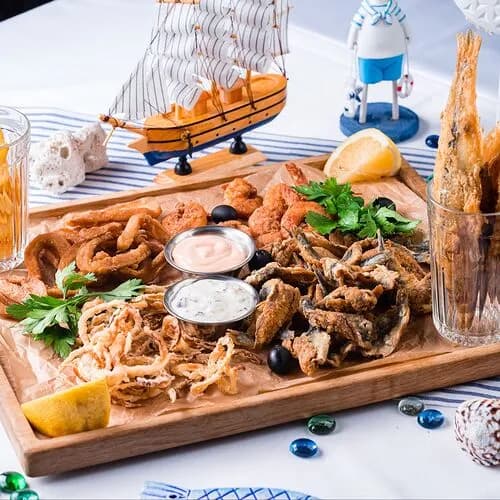 Большая морская тарелка