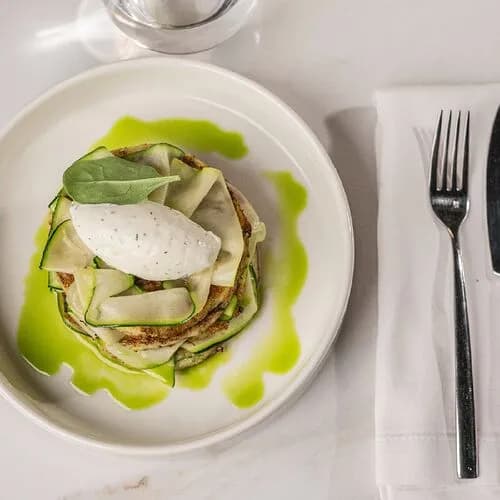 Оладьи из кабачков с рикоттой