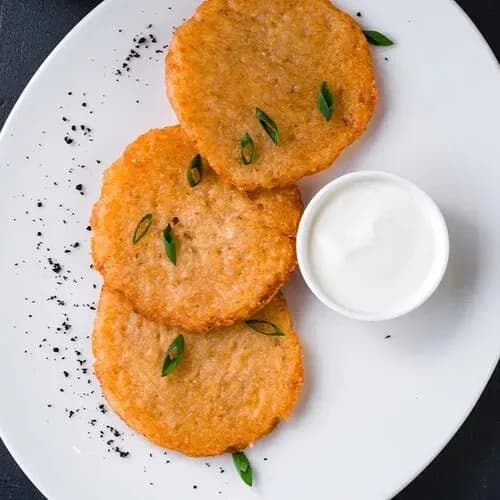 Драники со сметаной