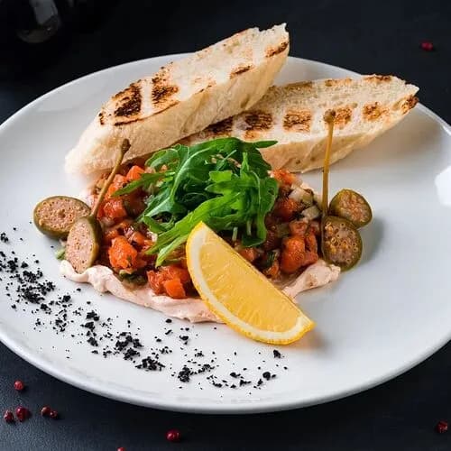 Тартар из лосося