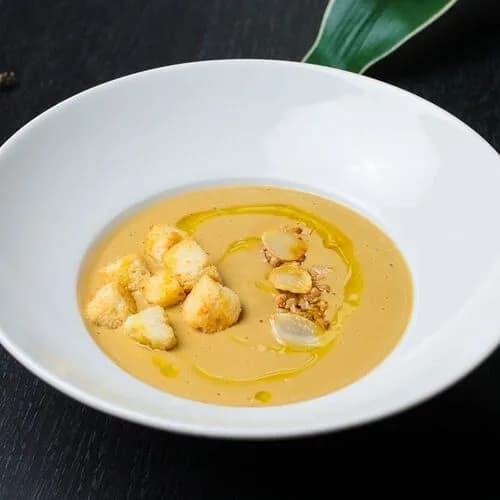 Суп-крем из белых грибов