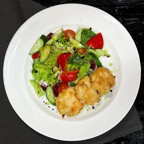 Котлетки от Шефа с креветками и курицей