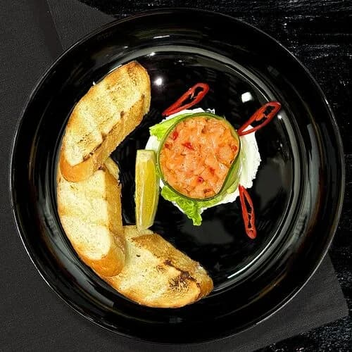 Тартар из лосося