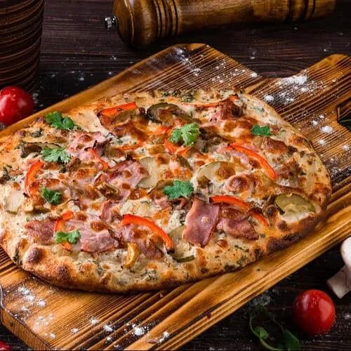 Мзиурицио с цыплёнком и гуанчале