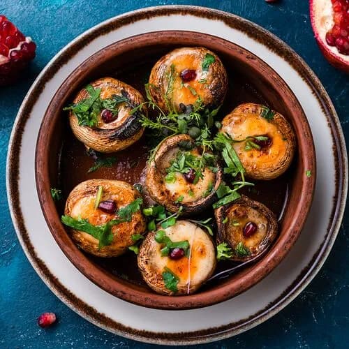 Шампиньоны, запеченные с сыром new