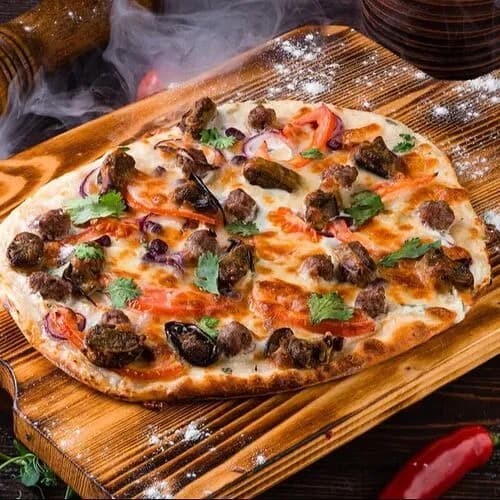 Мзиурицио с бадриджане и соусом мацони