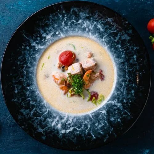 Скандинавский рыбный суп new