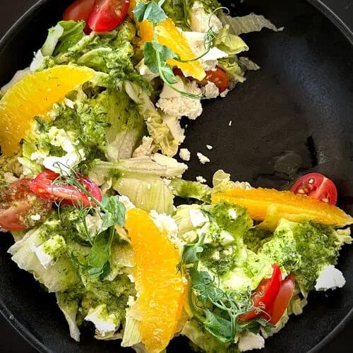 Салат с апельсином