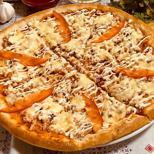 Пицца с курицей макси