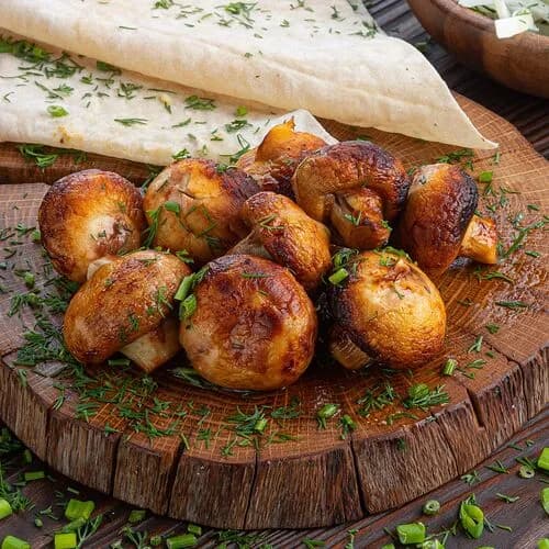 Шампиньоны на углях