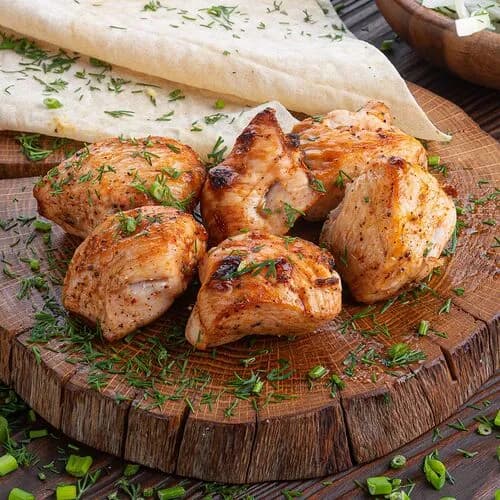 Шашлык из куриного филе