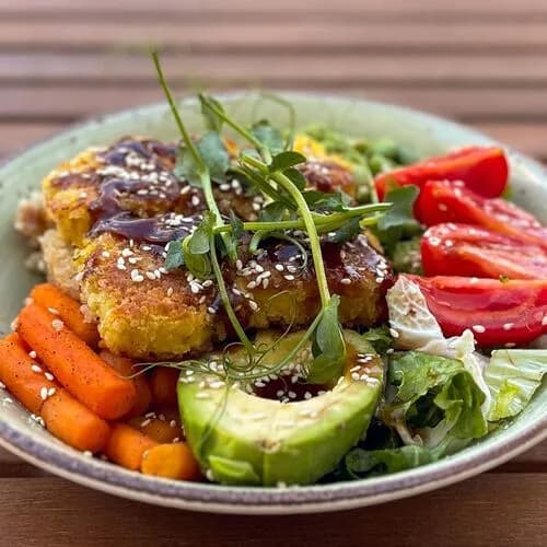 Боул Тофу-катсу с терияки