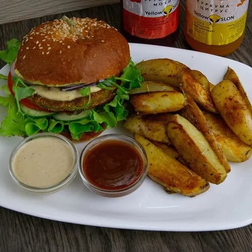 Бургер Box стандарт веганский