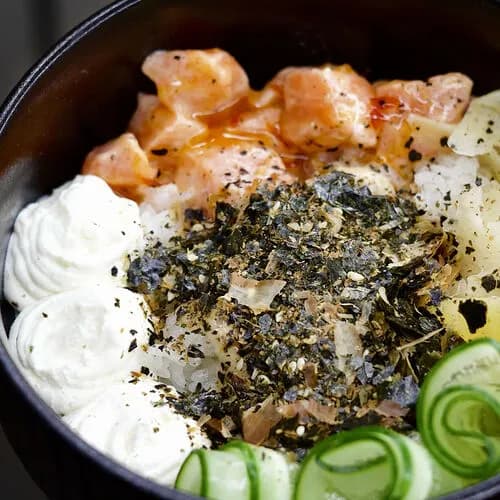 Поке с лососем