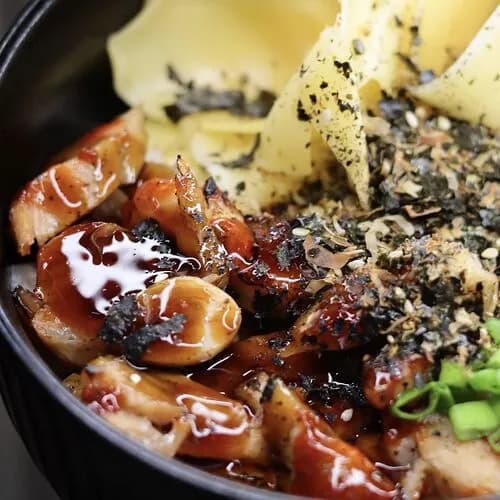 Поке с курицей