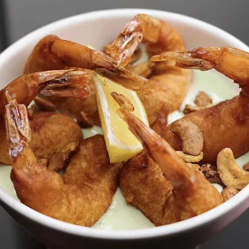 Креветки темпура