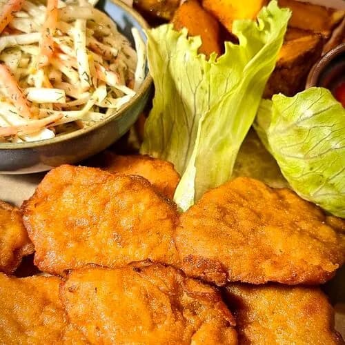 Куриные кошерные наггетсы с картофелем