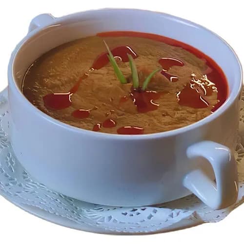 Кошерный суп-пюре из чечевицы