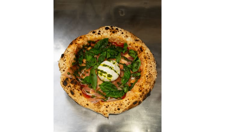 Parma con burrata