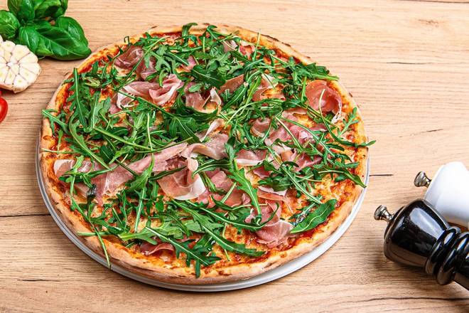Pizza con Rucola