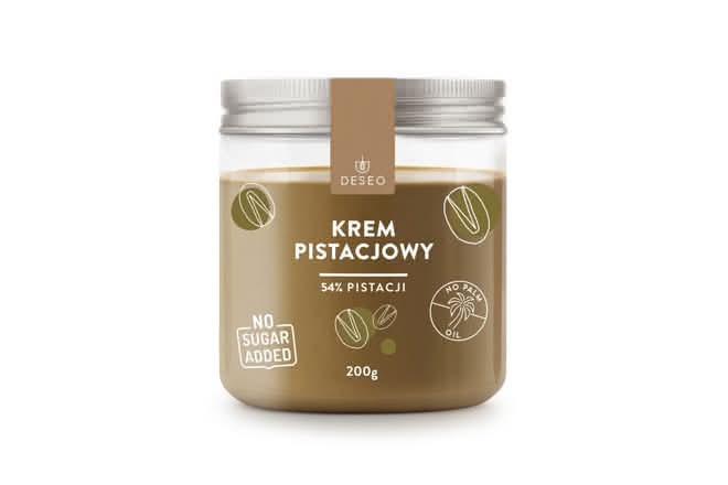 Krem pistacjowy BEZ CUKRU 200g