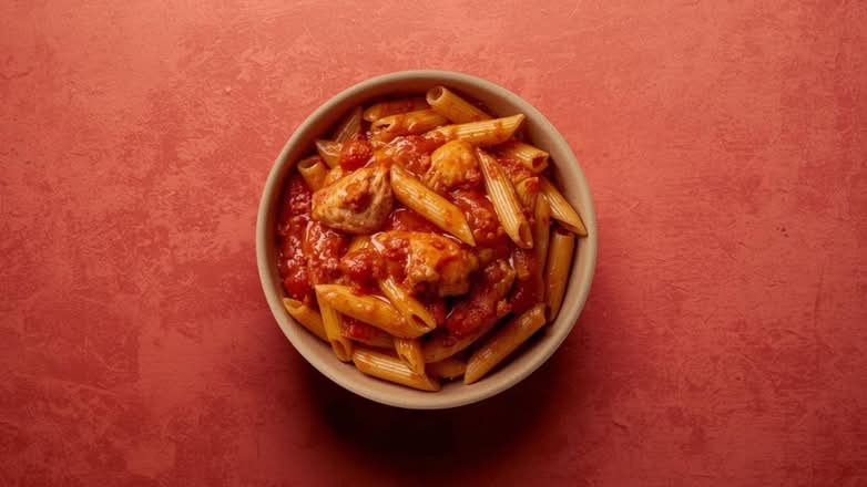 6. Arrabbiata z kurczakiem