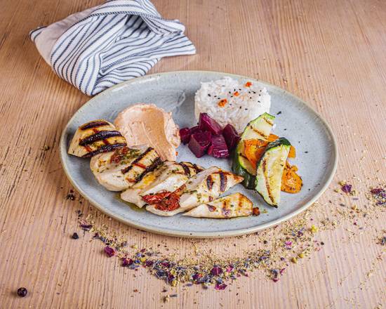 Kotopulo Me Halloumi