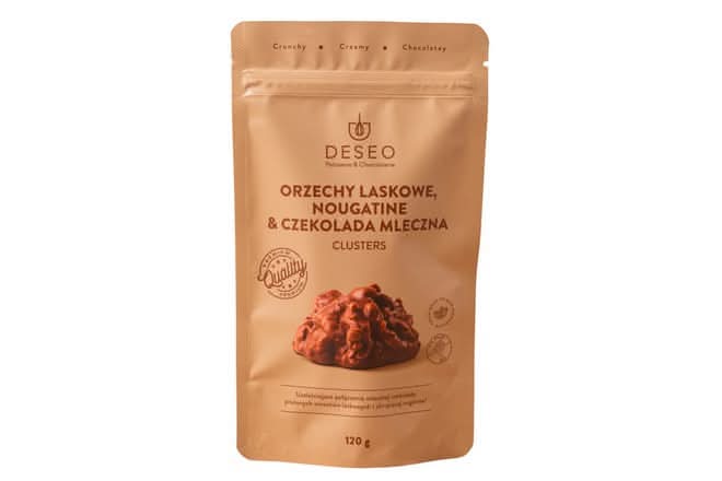 Clusters Orzechy Laskowe, Nougatine & Czekolada Mleczna