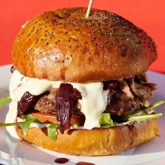 Roast beef burger