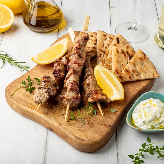 Souvlaki jagnięcy