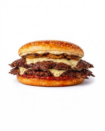 Truffle Double Smash Burger