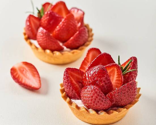 Tarta z truskawkami (1 szt)