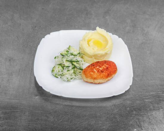 Puree z Kotletem z Kurczaka