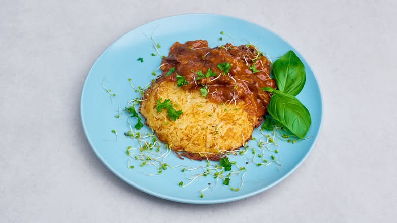 Hash Brown z Gulaszem