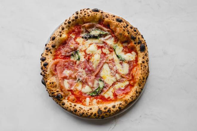 Pizza Margherita con Cotto