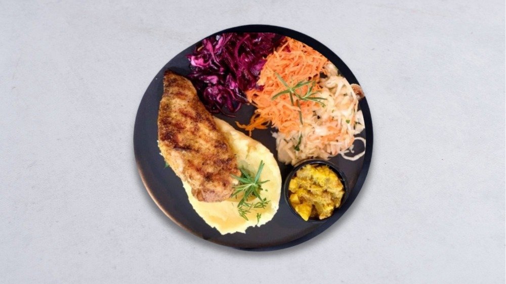 Grillowana pierś z kurczaka marynowana w ziołach