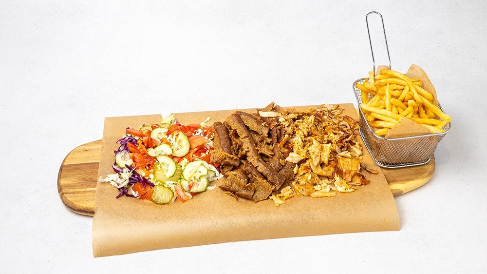 Kebab na talerzu